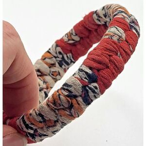Bohemian Beautiful Statement Braided Bangle Bracelet 2.25in dia